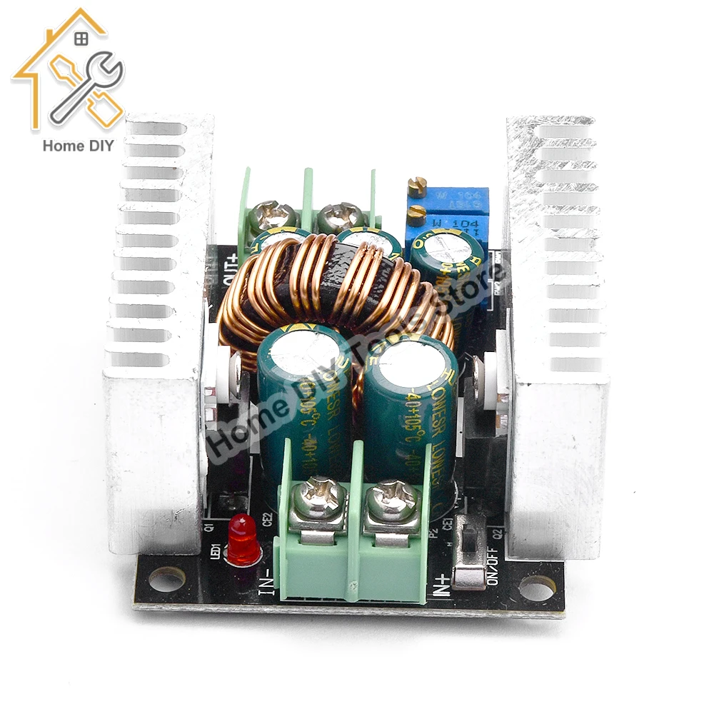 300W 20A DC-DC Buck Converter Step Down Module Constante huidige LED-driver Power Step Down Voltage Module Elektrolytische condensator