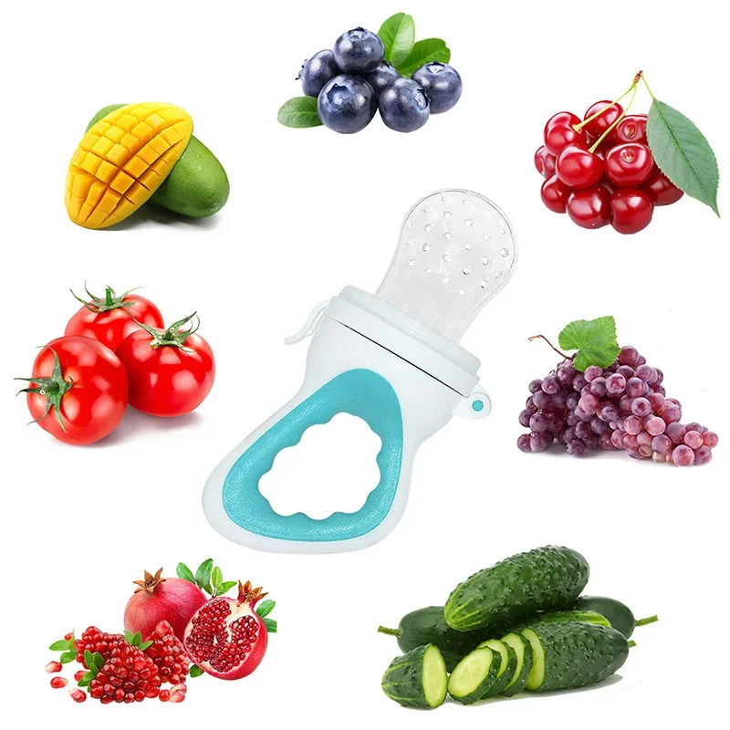 Baby Fruit and Vegetable Bite Music Food Supplement Pacifier Molar Stick Supplementary Portable Storage Baby Fruit Supplement