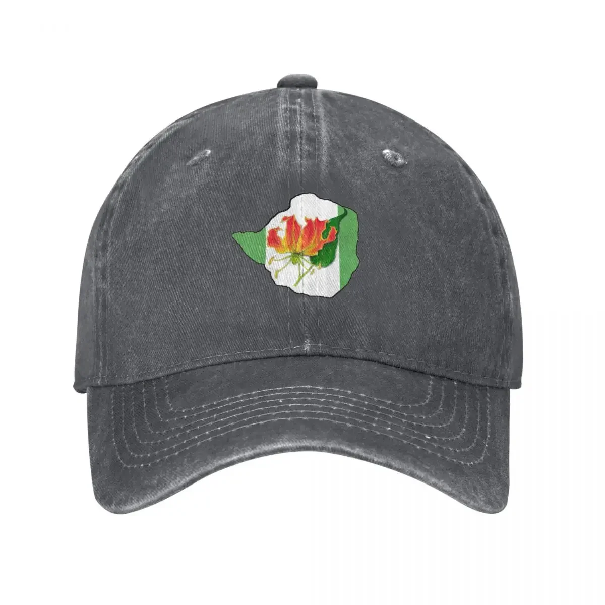 Flame Lily of Rhodesia Baseball Cap Funny hats Trucker Hat fashionable hard hat Baseball For Men Women's
