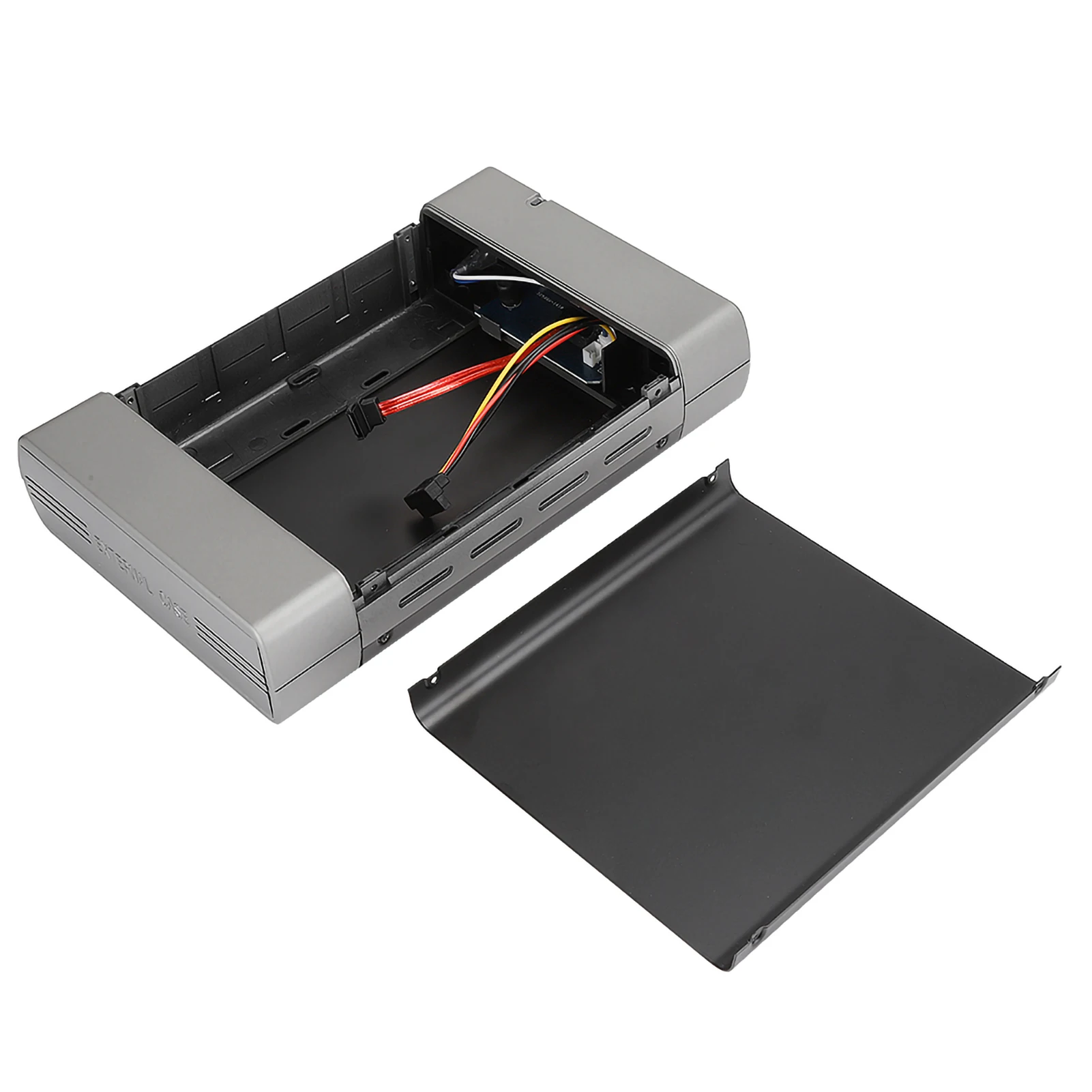 Obudowa na napęd optyczny 5,25 cala, szybka, z zewnętrznym interfejsem USB 2.0 i SATA, Plug and Play, trwała, stabilna, łatwa instalacja, akcesorium komputerowe.