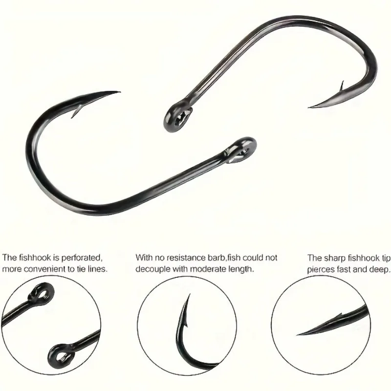 500pcs Sharp Fishing Hooks 4