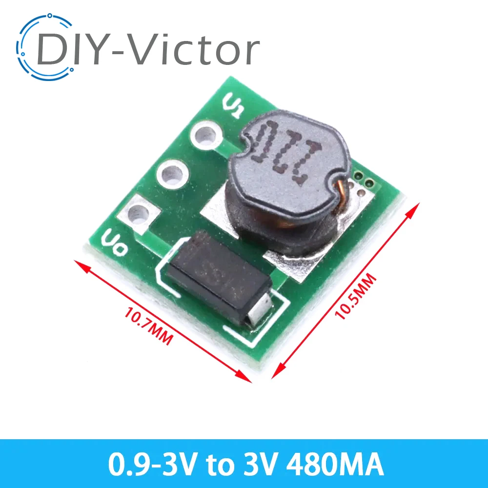 DC-DC Boost Module 0.9-5V a 5V 9V 480MA 600MA 1A 3A USB tensione di uscita Step UP 18650 scheda batteria al litio per fotocamera del telefono