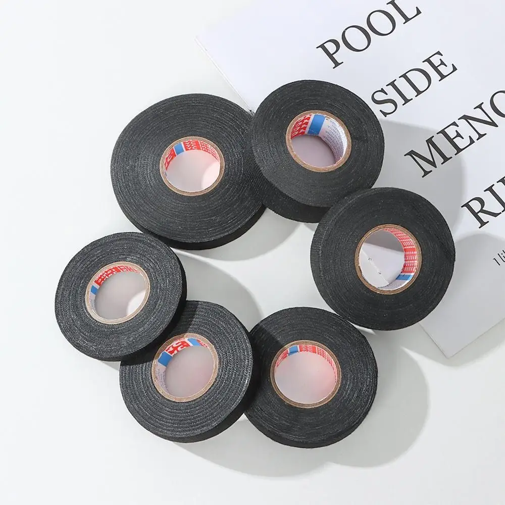 Heat-resistant Wire Harness Tape Cable Fixed Cloth Fabric Wire Loom Tape Noise Dampening Insulation Electrical Adhesive Tape