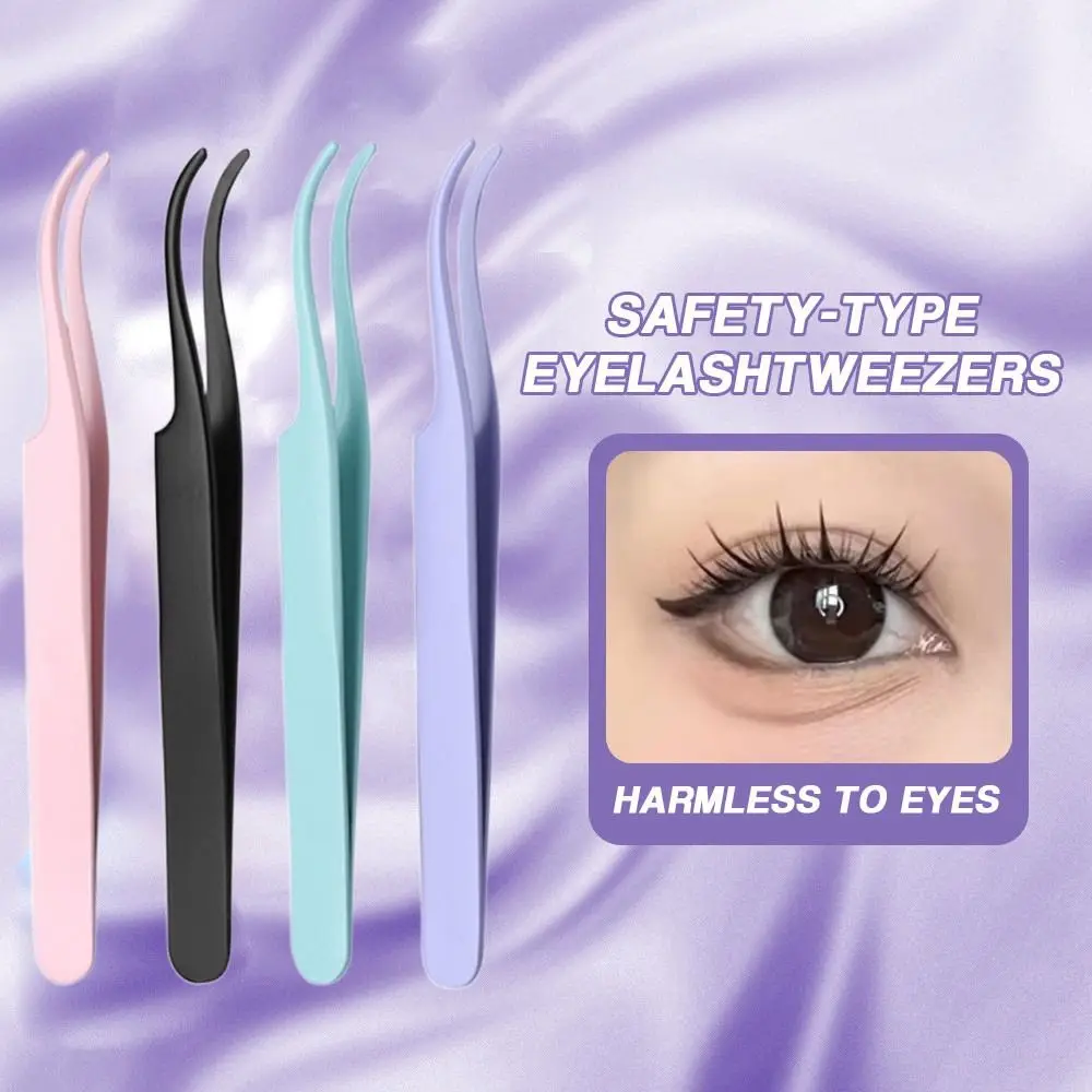 접착용 핀셋 스테인리스 개별 속눈썹 컬러풀한 속눈썹 응용기 정전기 방지 속눈썹 연장용