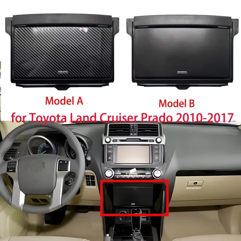 Car Center Console CD Glove Box for Land Cruiser Prado 2010-2017 55406-60360 55406-60380 Sundries Storage Box Assy