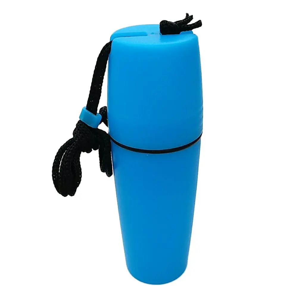 Portable Waterproof Capsule Container Bottle Compact Storage Organizer Lightweight ABS Plastic for Canoe Kayak Swimming