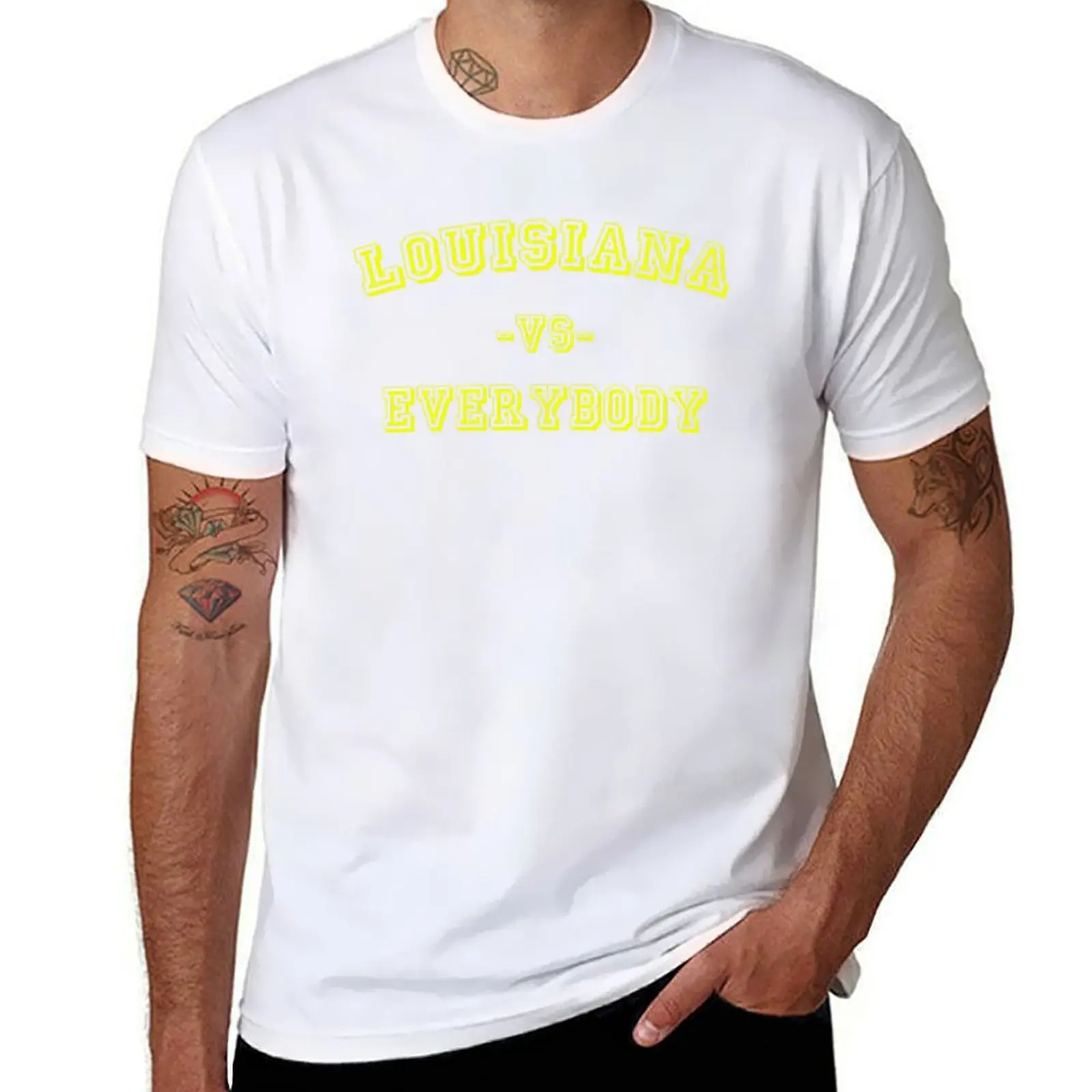 

Louisiana vs Everybody T-Shirt anime t shirts for man anime t shirts oversize T-Shirt