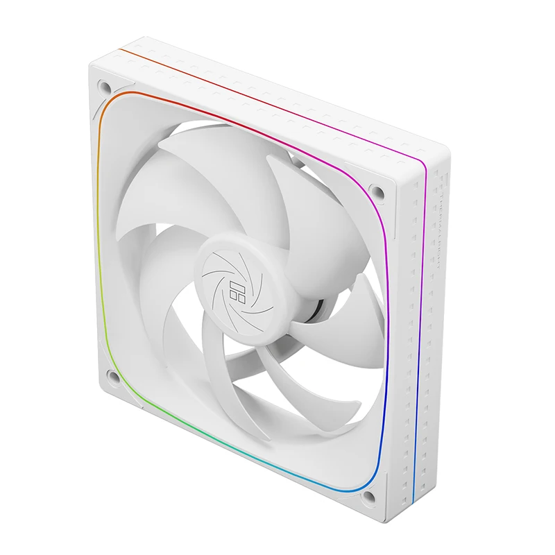 Thermalright TL-Q12 120MM PWM/ARGB Performance Halo Fan Effetti di illuminazione minimalisti sfaccettati Cuscinetti S-FDB Ventole case