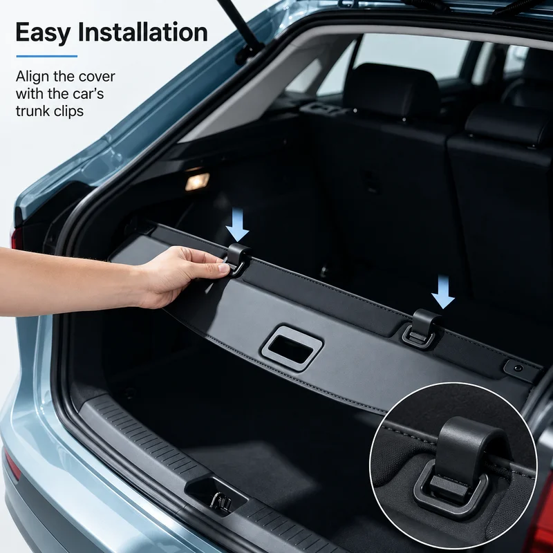 Trunk Curtain Cover Organizer For BYD Seal U Sealion 6 DM-i EV PHEV 2025 Rear Rack Partition Shelter Shield Shade Cargo Storage 5
