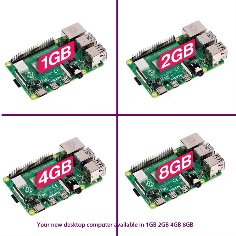 100% original i 4 b computer model B 4b 1/2/4/8g memory Pi4 Pi4b starter kit board 1gb 2gb 4gb 8gb raspberry Pi 4 - view 4