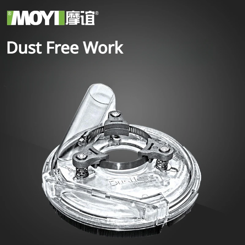 Dust Extractor Plastic Transparent Dust Cover  Dust-free operation vacuum cleaner dust-free Angle grinder Grinding 125mm