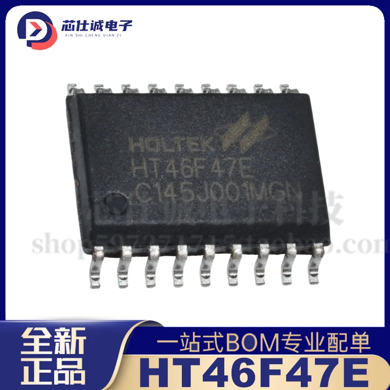 Microcontrôleur à spatule FLspatule HT46F47E SOP18 HITEC 8 bits, avec EEPROM intégré et type A/D économique, original