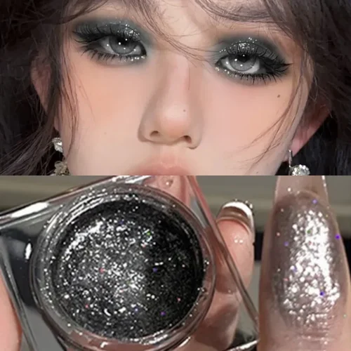 Imagen 2 del producto Brillo natural nacarado mate diamante sombra de ojos maquillaje de ojos atmósfera de alta gama