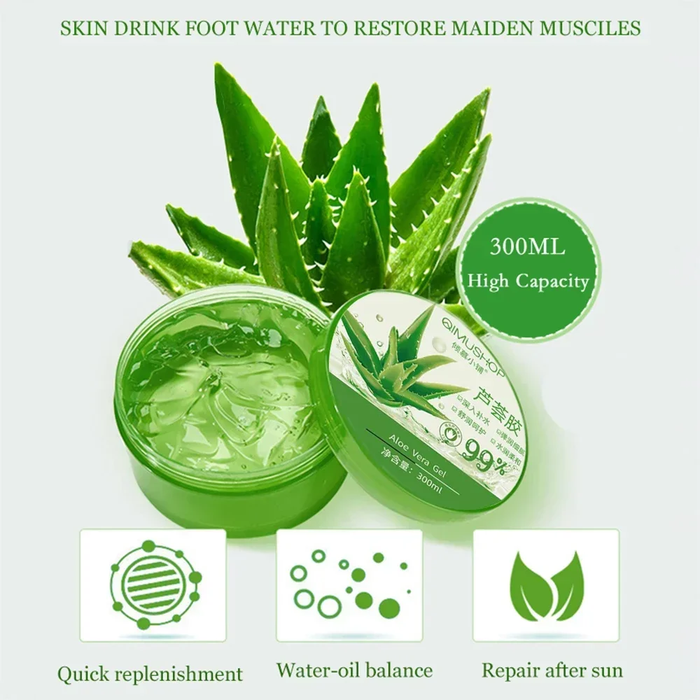 99% natural aloe vera gel rosto acne remoção controle creme de óleo sooth cuidados com a pele do corpo hidratante sol após o reparo máscara de dormir