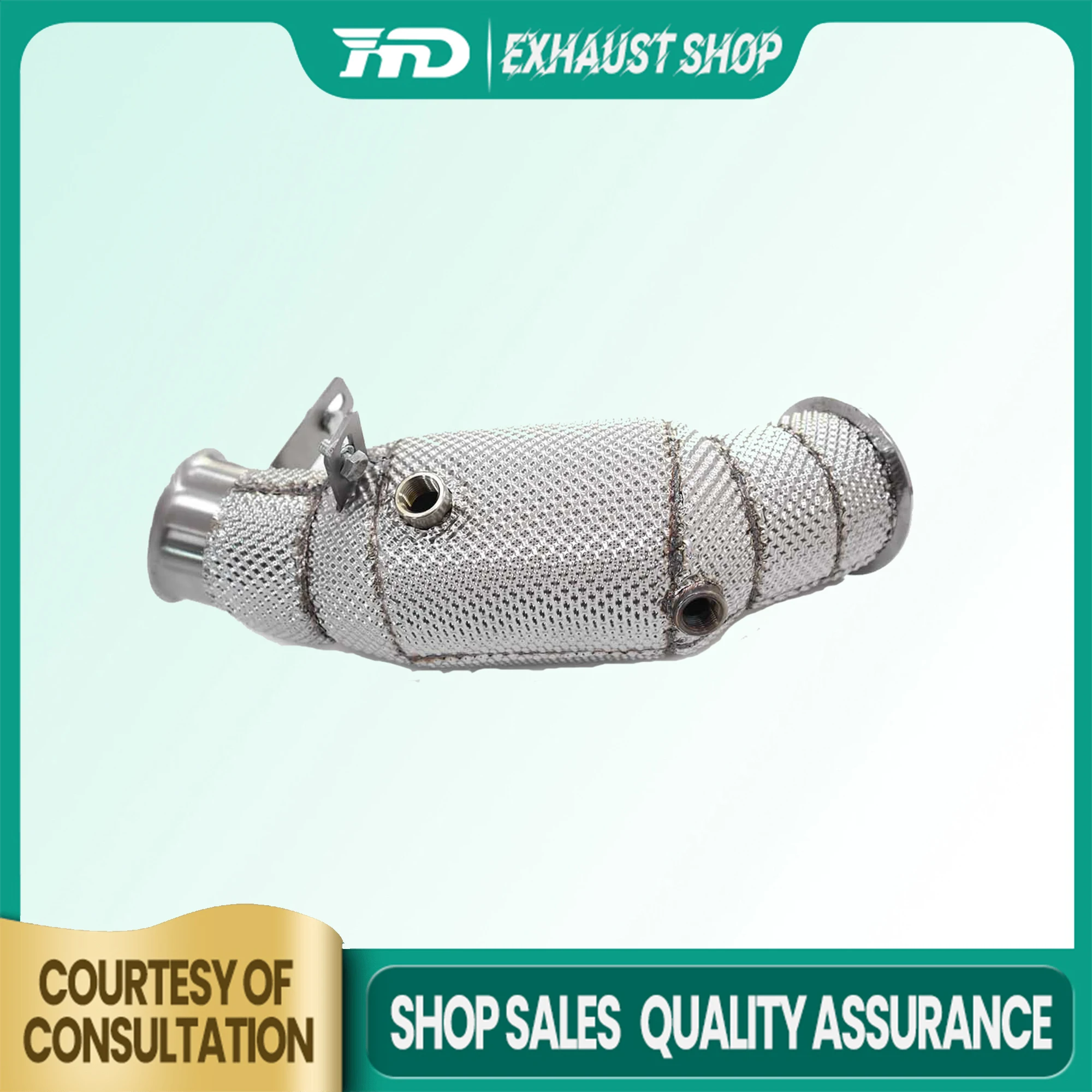 

HMD Exhaust Downpipe for BMW m135i F20 N55 SS304 Heat shield High quality High performance Exact Fit New Products