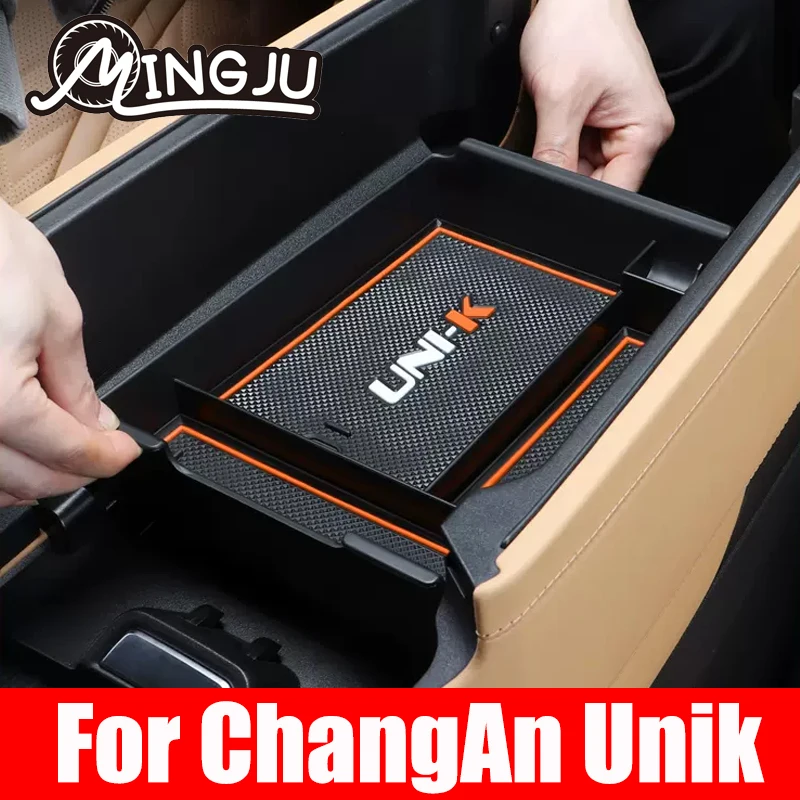 

For Chang An Unik Uni k 2021 2022 2023 2024 Storage Box Stowing Tidying Glove Box Auto Accessories Non-Slip