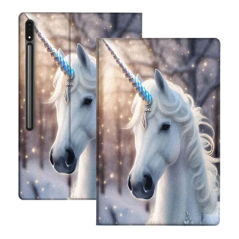 

Popular Art Horse Color For Samsung Galaxy Tab S10 S9 S8 S7 FE Lite Soft Flexible Support Tablet Case Gift