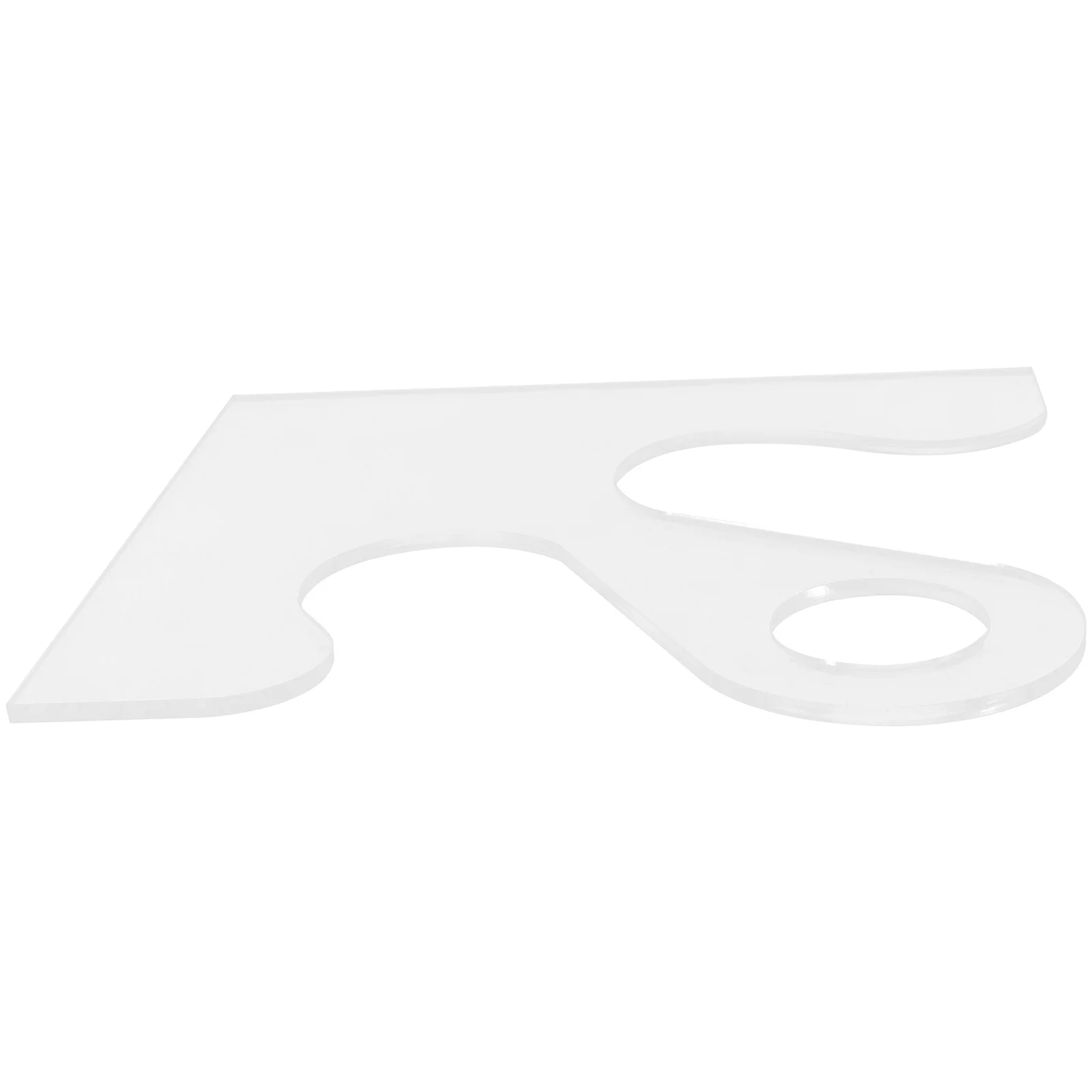 

Acrylic Cutting Board Handle Template Kitchen Chopping Board Router Template Clear Tracing Stencil Woodworking DIY Accessories