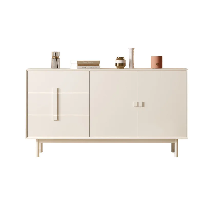 

French side cabinet, cream wind entering the door, at the door of the home, porch cabinet, locker, wabi wind storage cabinet