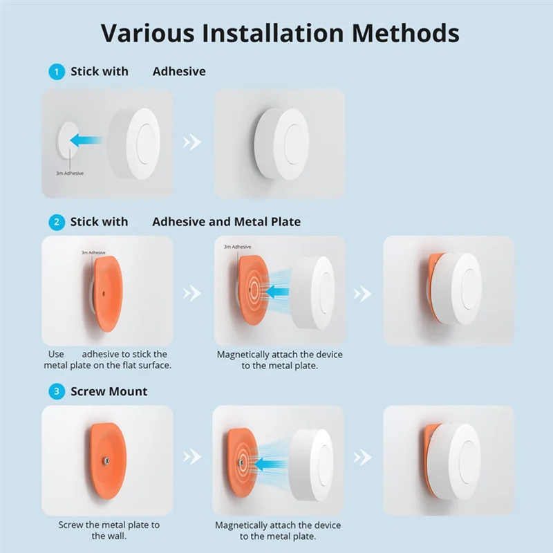 Empfindlicher Snzb-01P Zigbee Wireless Switch Smart Scene Creator Drei Steuermodi und Alexa Routine Trigger erfordert Zigbee Brid