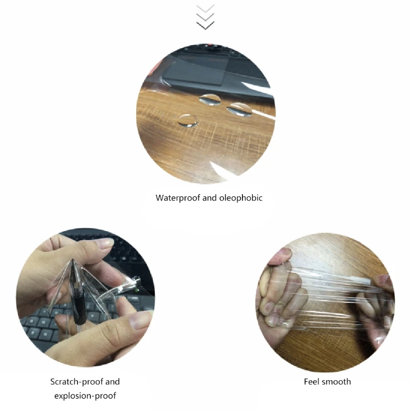 ฟิล์ม TPU อ่อนเหมาะสำหรับ Band 6 5 4 สำหรับสร้อยข้อมือสมาร์ท Anti-Scratch Screen Prote