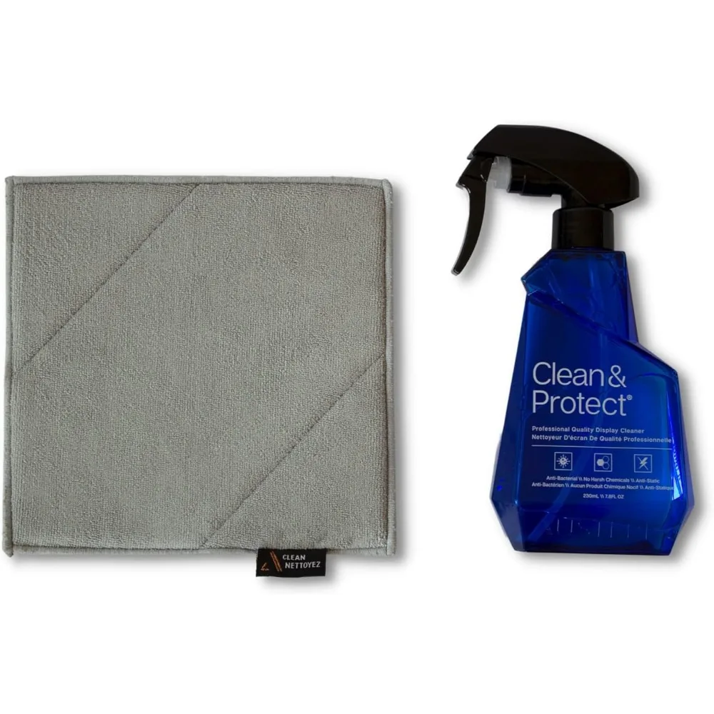 

Screen Cleaner Spray and Wipe Kit with Polish Cloth for LED LCD OLED Monitors Laptops TVs Anti Static
