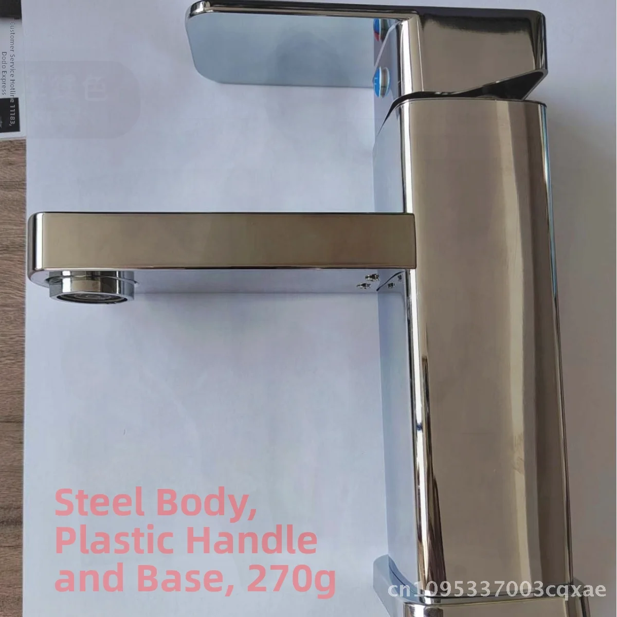 

Modern Minimalist Basin Faucet Single Cold Water Tap Stainless Steel Plastic Alloy ABS Model for Bathroom Washbasin - Factory