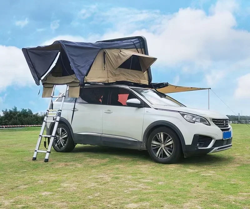 

Best top roof top tent vehicle side awning car trailer roof top tent 2-4 person tent