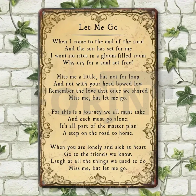 علامة معدنية عتيقة لدروس الحياة ، ملصق عبارات تحفيزية ، ديكور حائط للفناء ، الشرفة ، المنزل ، المقهى ، البار ، النادي ، الإنجليزية ، 21 #6