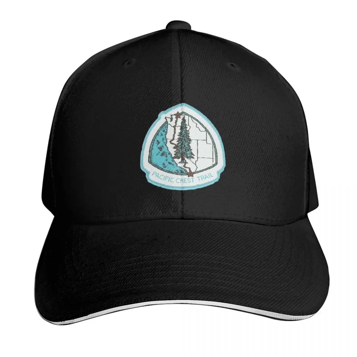 Pacific Crest Trail Baseball Cap Curved Brim Classic Fit Low Profile Unstructured Unisex for Men Women