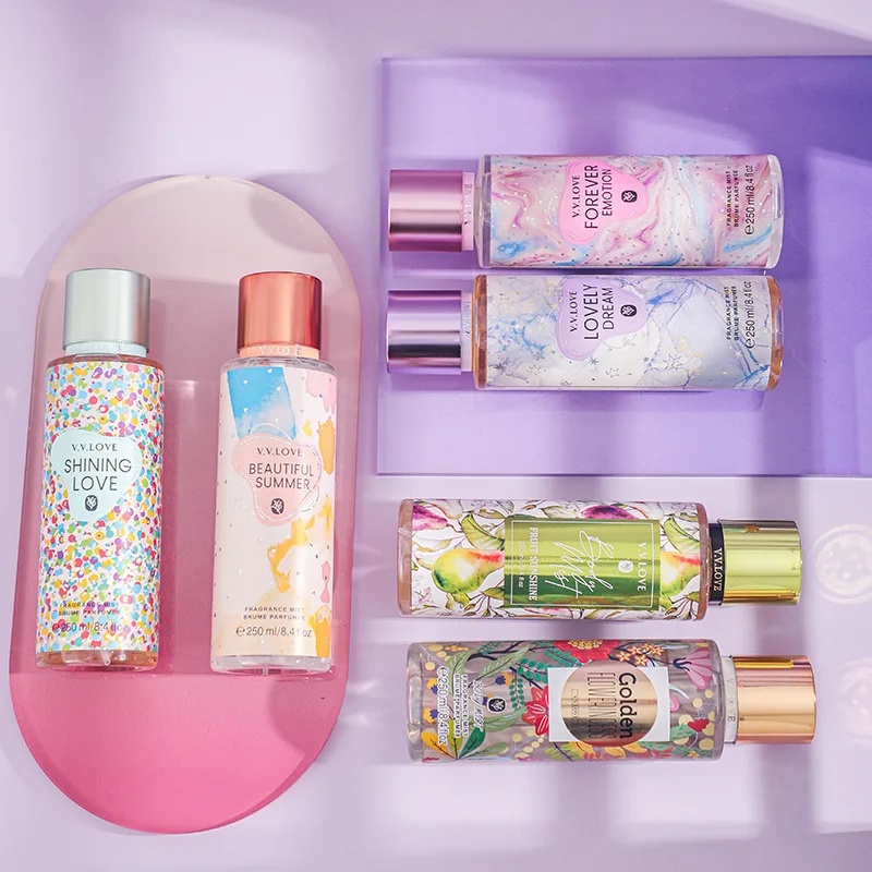 فيتنام انفجار عبر الحدود التجارة الخارجية عطر المرأة 250 مللي رذاذ الجسم الإناث عطر الفاكهة العطر بالجملة