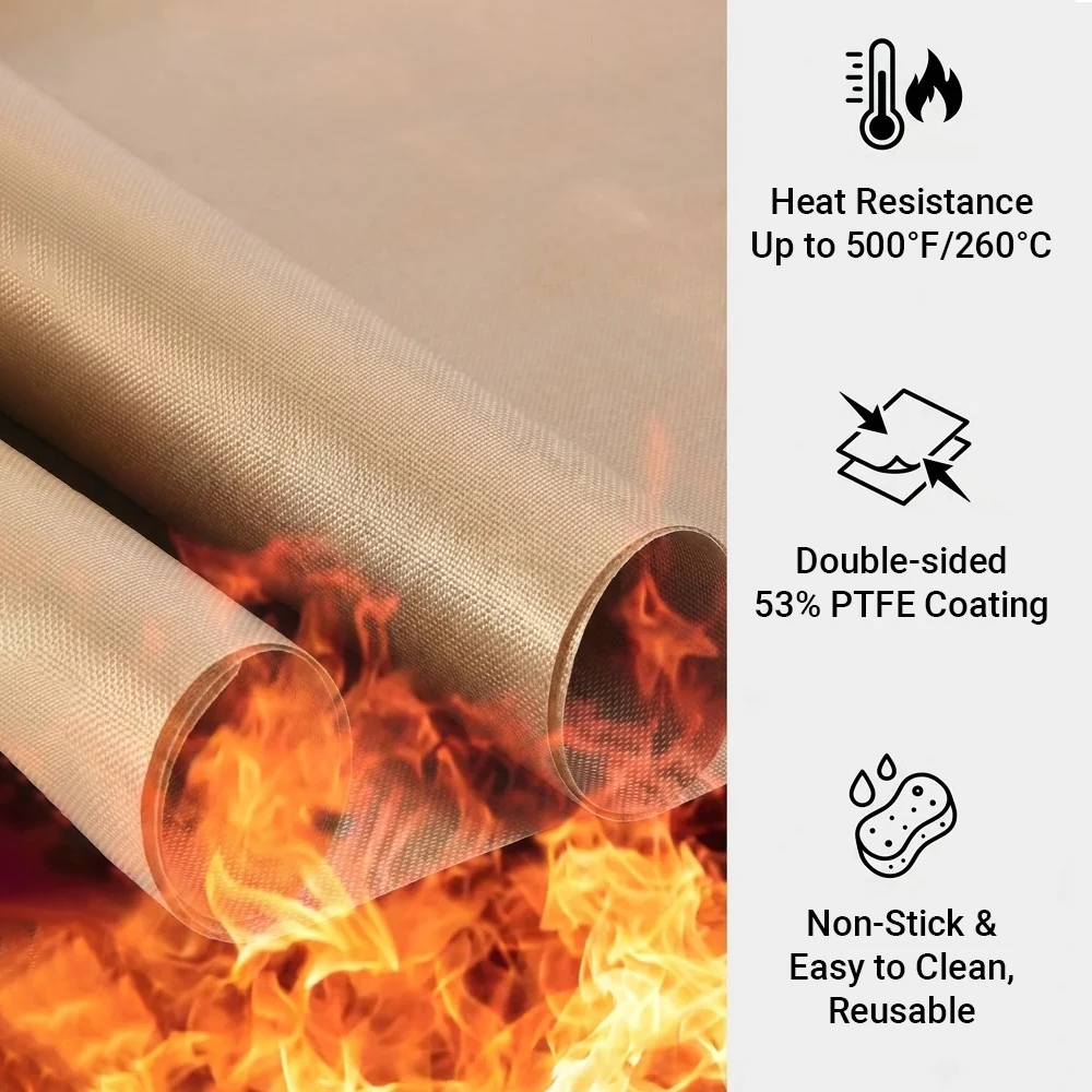 3 Paket Lembaran PTFE Teflon u - Heat Press Teflon Sheet ulasan dan harga