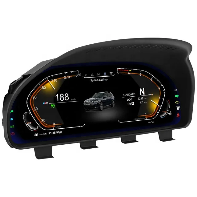 ES4805T Car LCD Dashboard Digital Gauge Cluster for 5 Series 6 Series F01/F02/F03 7 Series F06/F12/F13