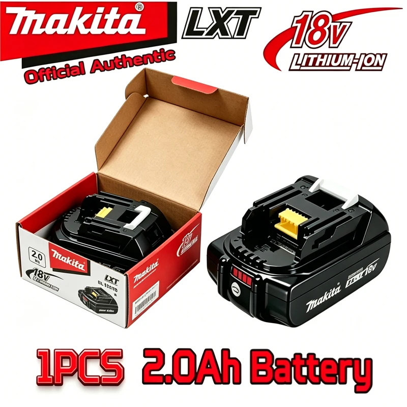 

2.0Ah 18V LXT Replacement Battery for Makita BL1890 BL1860 BL1850 Cordless Drill Driver Impact Wrench Tools
