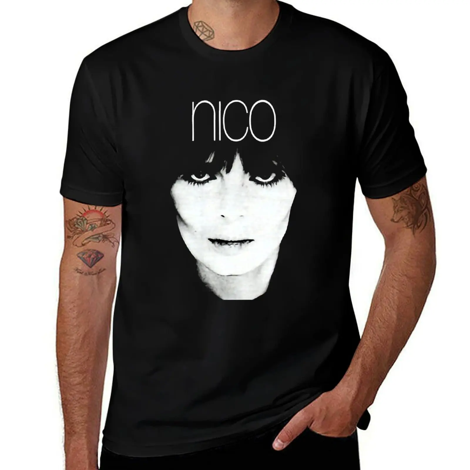

Nico For Fans T-Shirt Soft Casual Short Sleeve Cotton Tee