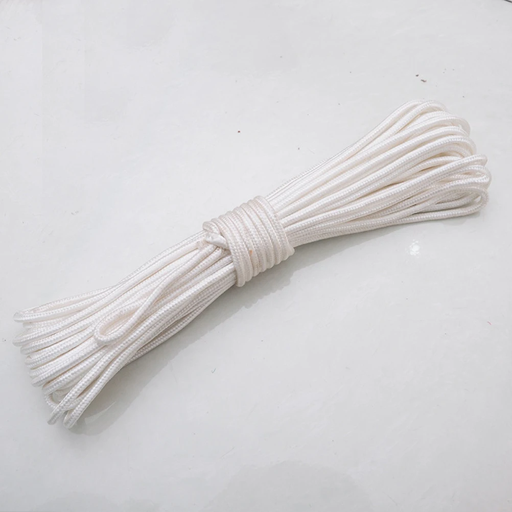 

High-Strength Thick Braided Nylon Rope For Flag Halyard Clothes Line Boat Dock Anchor Uv Resistant Durable Lightweight Rope