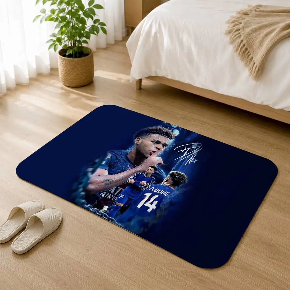 D-Desire Doue Football 14 Anti‑Slip Floor Mat Short Plush Rug mat Soft Comfortable Machine Washable Home Decor