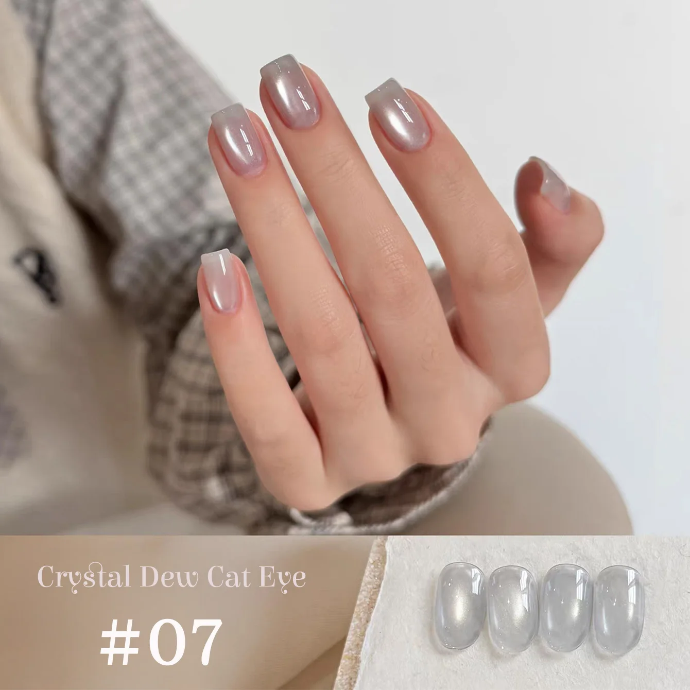 1-9 stuks TC Flow Light Witte Kattenoog Gel Nagellak Ultra Glans Soak Off UV Gel Spiegelglas Kattenoog Magneet Gel Lak Nagel Benodigdheden