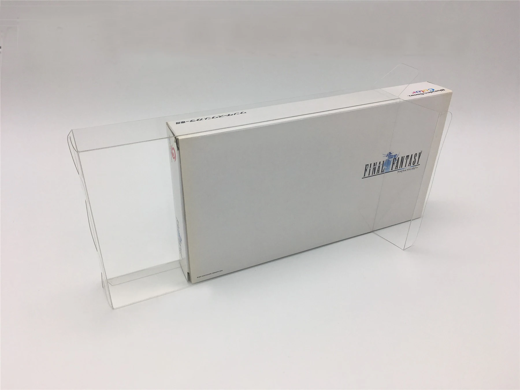 1 Box Protector For The WONDER SWAN Color Final Fantasy Limited Edition Video Game Bandai Clear Display Case Collect Box