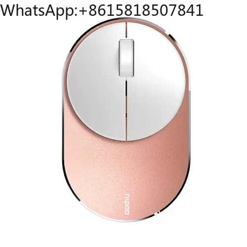 Rapoo M600 Multi-Mode Wireless Mouse For Laptop/Smart-Phone,Connects to 3 Devices,Al Alloy Body,Magnetic Adsorption Bottom Cover