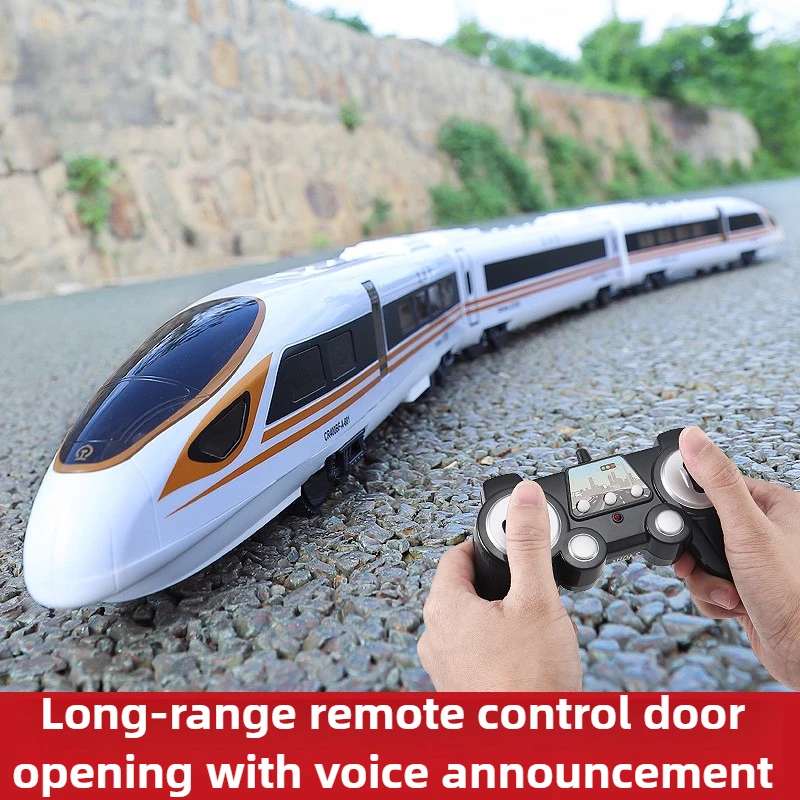 1/18 Remote Control Train Harmony and Fuxing High-speed Rail Toy Without Track Multi-function Train Model Boy Toy Gift