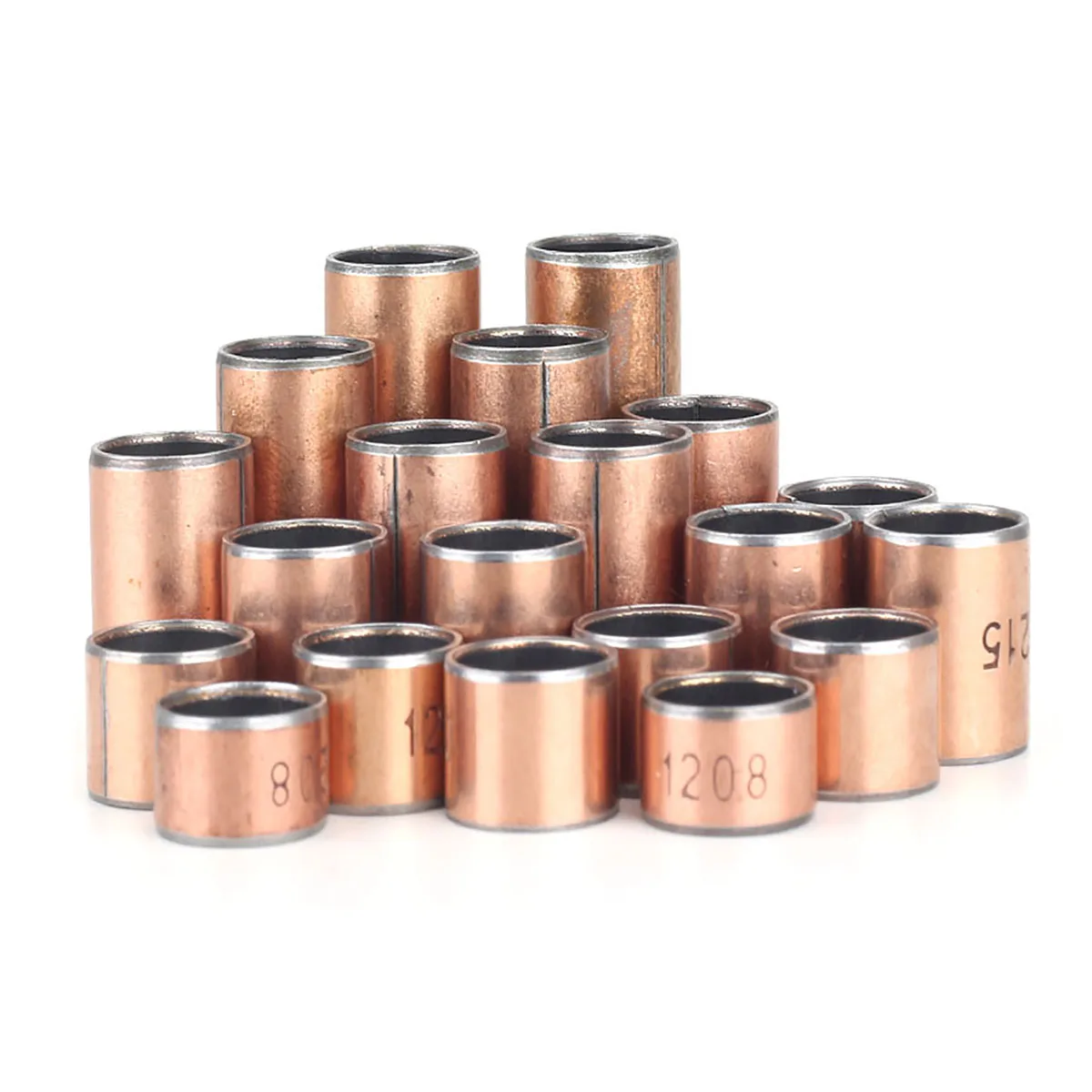 

10Pcs SF-1 Self-Lubricating Bearings Copper Sleeves ID 3/4/5mm OD 5/6/7mm Height 3/4/5/6/7/8/10/12/15mm Copper-based Alloys