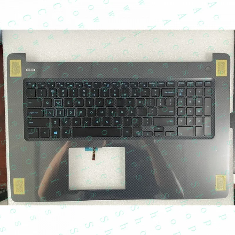 

PP+ 0N6NDW для ноутбука DELL G3 3779, верхняя крышка корпуса C, подставка для рук, клавиатура с подсветкой