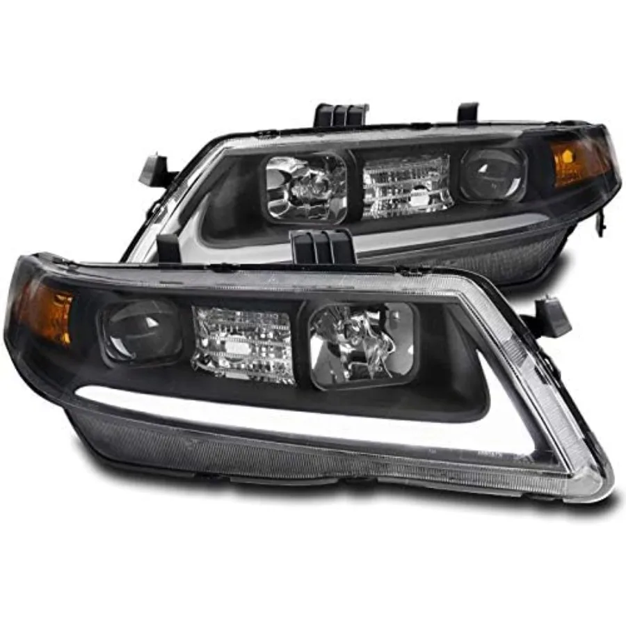 

Светодиодные черные фары проектора DRL для Acura TSX 2004-2008 гг.