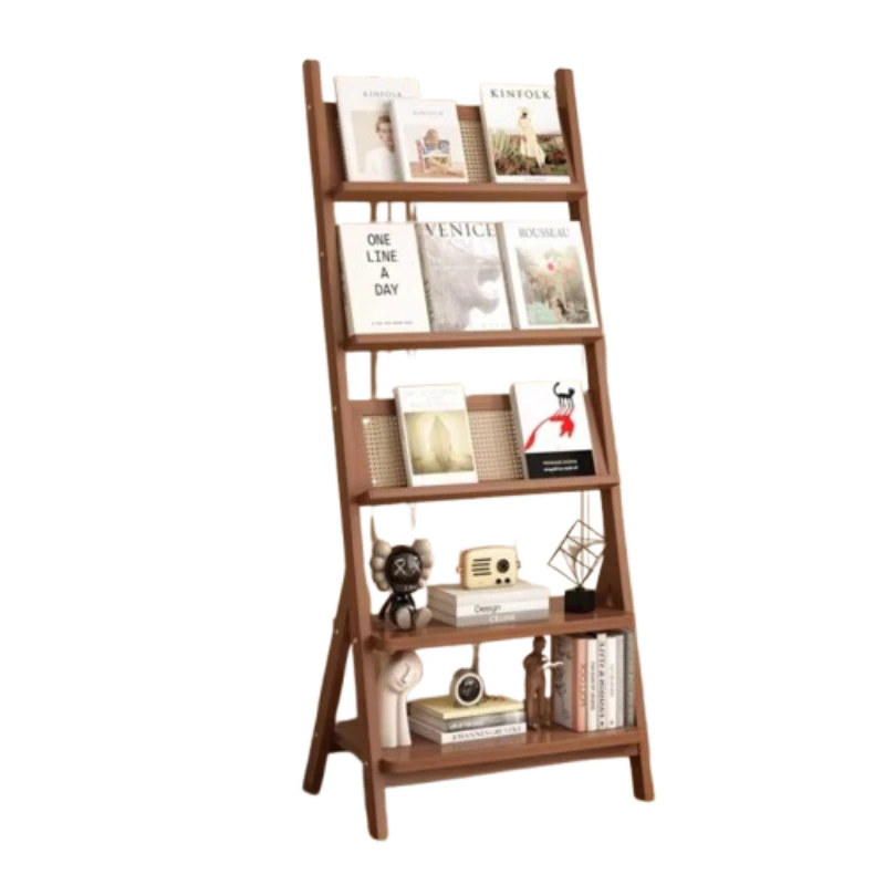 Desk Book Shelf Storage Shelves Ground Magazine Rack Organizer Office Accessory Bookcase Facility for Newspapers Newspaper Stand