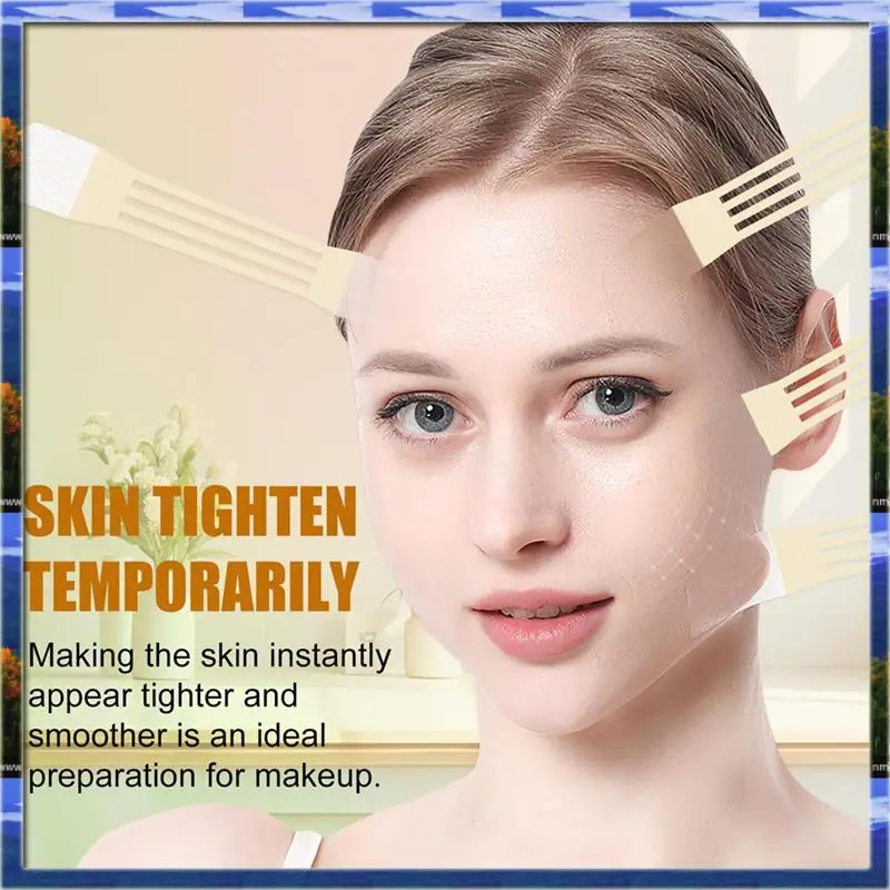 Il collo rassodante collo nastri per il sollevamento del viso invisibile rassodante nastro per il collo istantaneo sollevamento collo di tacchino cinturino di sollevamento traspirante ad alta elasticità