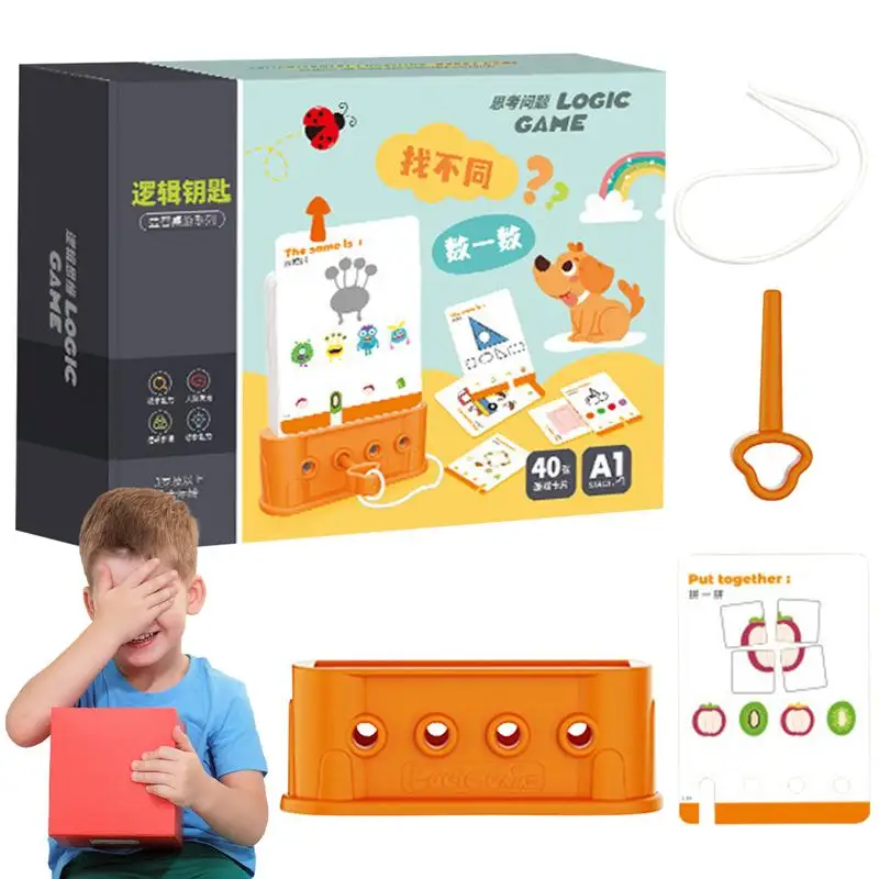 

Logic Key Toy For Kids Children's Logic Key Toys Fun & Educational Kids Keys Early Educational Logical Thinking Teaching Aids