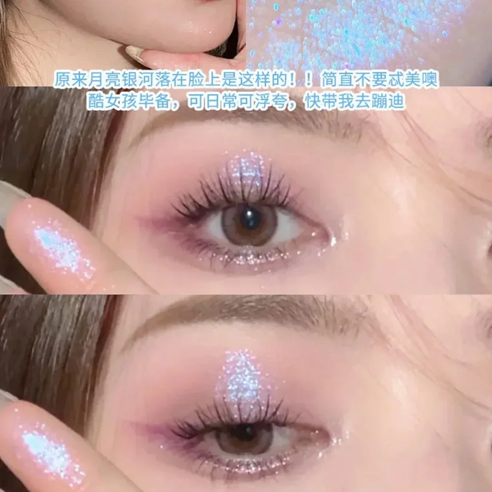 Monochrome Liquid Eyeshadow Brighten Lying Silkworm Make Up Highlight Diamond Shiny Lasting Glitter Eyeline Cosmetics Waterproof