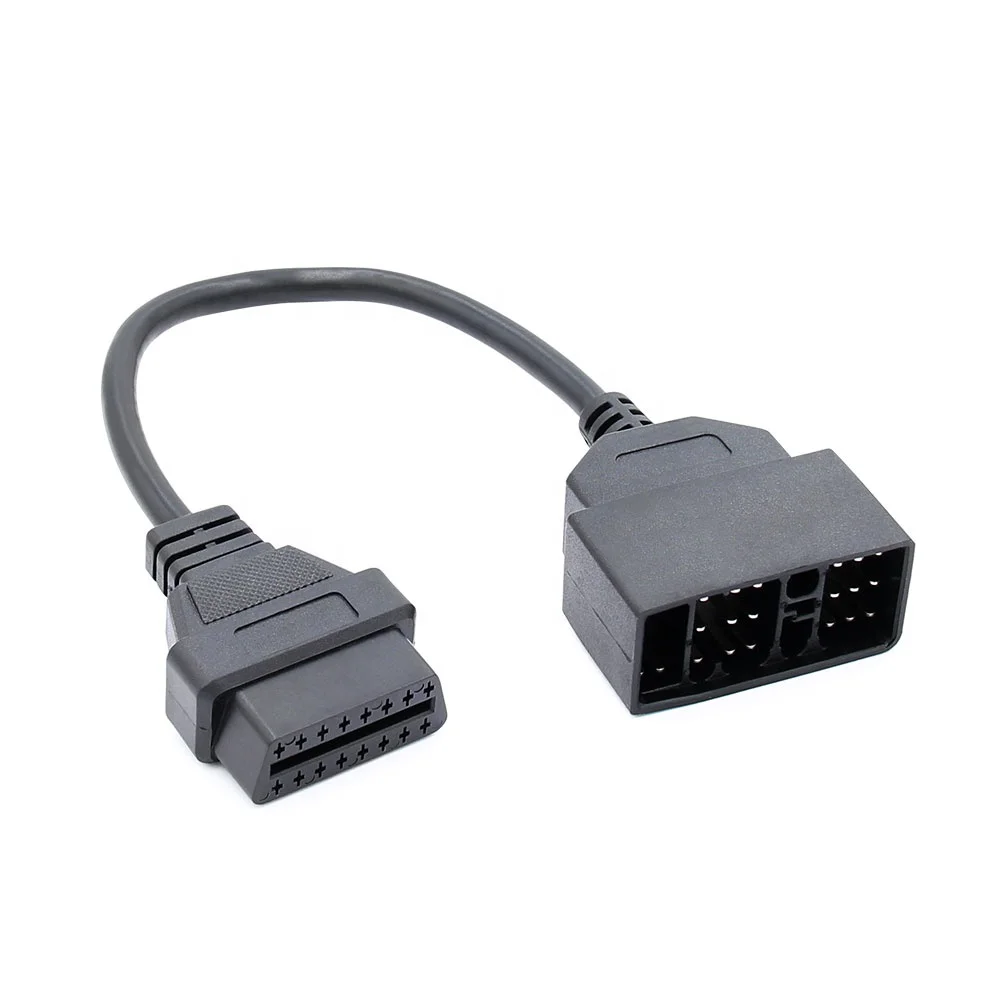 Best Quality Scanner Tool 22 Pin Connective Cable for Toyota Old Car Diagnosis Interface to Obd 2 16pin Male Connector