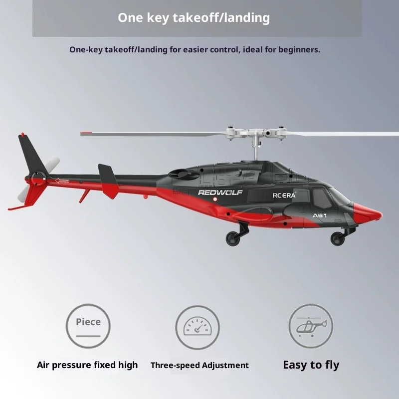 RC ERA A61 1/52スケール ラジコンヘリコプター 4CH 6軸ジャイロ安定化シミュレーション RC飛行機おもちゃ クリスマスプレゼントに